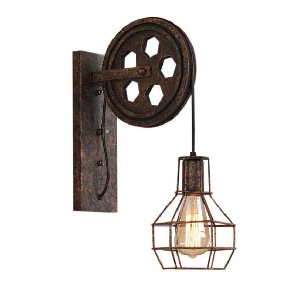 Wall Lamp Corridor Lifting Pulley Indoor Lighting Home Rustic Retro Metal Industrial Bar Restaurant Wall Sconce Light Fixture іржавий
Wall Lamp Corridor Lifting Pulley Indoor Lighting Home Rustic Retro Metal Industrial Bar Restaurant Wall Sconce Light Fixture іржавий