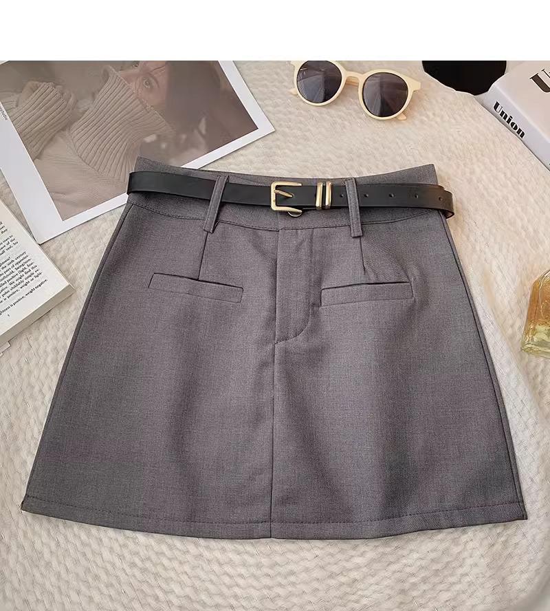 Корейская серая юбка 2024 года Slim A-Line с высокой талией - женская весенняя короткая юбка-антиэкспозиция XL
Корейская серая юбка 2024 года Slim A-Line с высокой талией - женская весенняя короткая юбка-антиэкспозиция XL