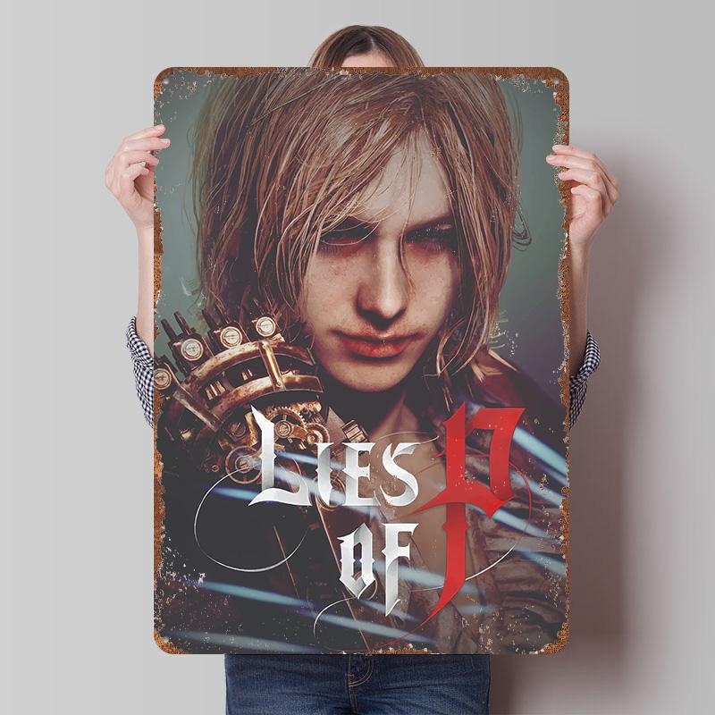 Lies of P Game Character Portrait Printed Poster Customized Wall Art Retro Vintage Metal Tin Signs for House Decor Coffee Bar 7.9x11.8In(20x30cm)
Lies of P Game Character Portrait Printed Poster Customized Wall Art Retro Vintage Metal Tin Signs for House Decor Coffee Bar 7.9x11.8In(20x30cm)