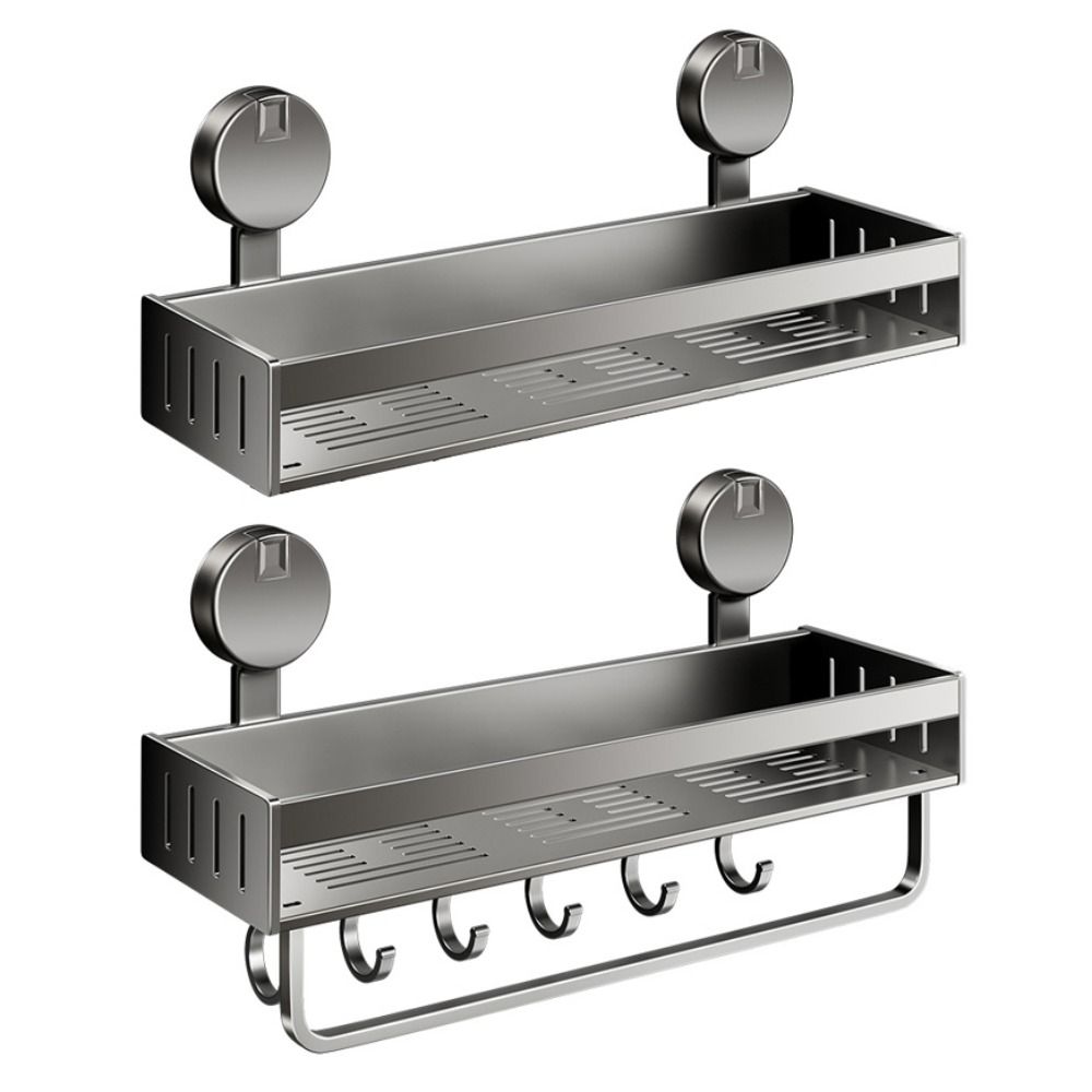 Carbon Steel Suction Cup Bathroom Rack No-punch Wall Mount Shower Storage Shelf 30/40CM Strong Load-bearing Capacity
Carbon Steel Suction Cup Bathroom Rack No-punch Wall Mount Shower Storage Shelf 30/40CM Strong Load-bearing Capacity
