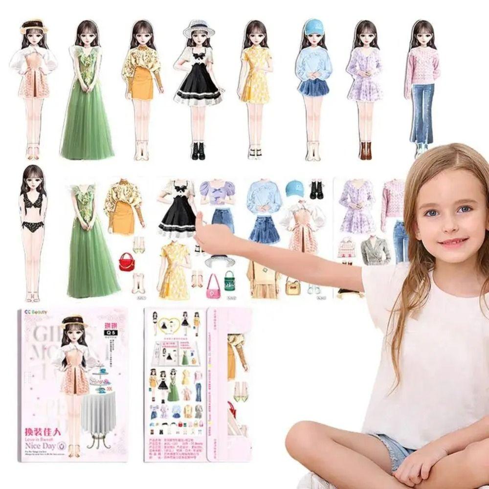 Pretend Play Dress-Up Stickers Magnet Clothes Girls Princess Stickers Birthday Gift Style 2
Pretend Play Dress-Up Stickers Magnet Clothes Girls Princess Stickers Birthday Gift Style 2