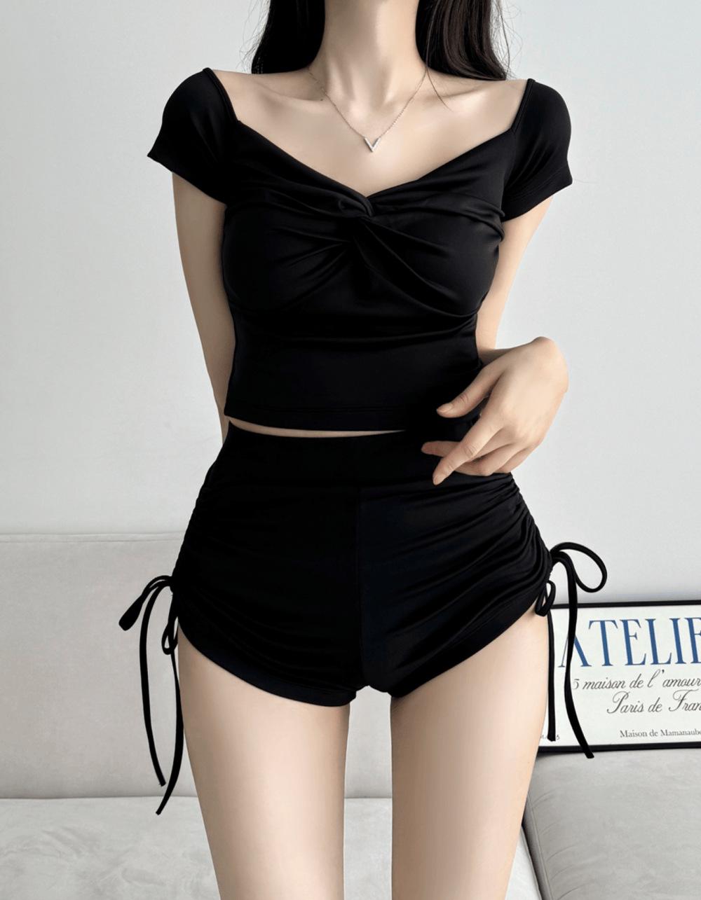 Женские купальники высокого класса: Стильное, стройнящее бикини для маленькой груди, идеально для пляжа или горячих источников Medium чёрный
Женские купальники высокого класса: Стильное, стройнящее бикини для маленькой груди, идеально для пляжа или горячих источников Medium чёрный