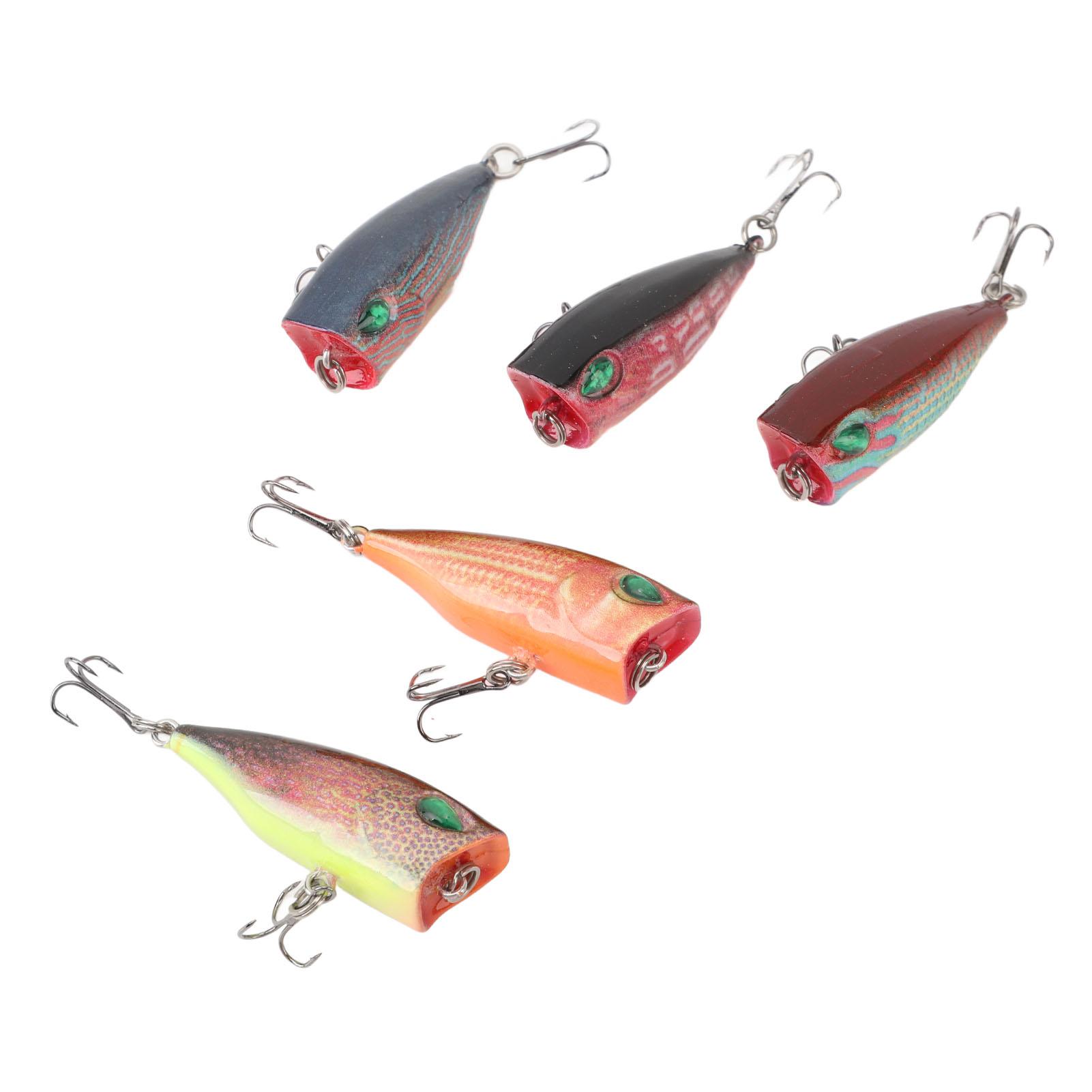 Top Water Fishing Lures Popper Lures Baits with Hooks Fishing Bait Set with Storage Box for Freshwater Saltwater
Top Water Fishing Lures Popper Lures Baits with Hooks Fishing Bait Set with Storage Box for Freshwater Saltwater