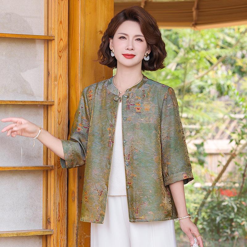2026 Mother s Day Stylish Chiffon Summer Top - Elegant Seven-Sleeved Shirt for Middle-Aged Moms XL зелений
2026 Mother s Day Stylish Chiffon Summer Top - Elegant Seven-Sleeved Shirt for Middle-Aged Moms XL зелений