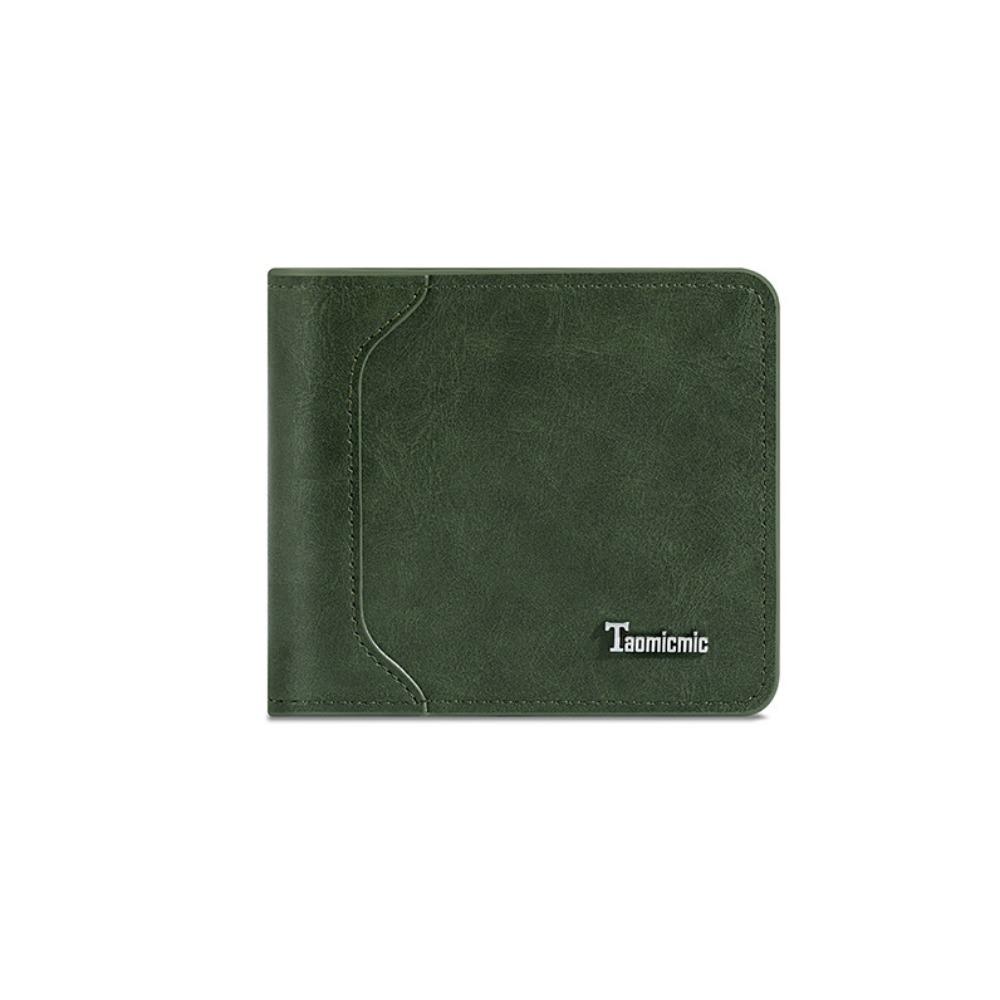 Мужской короткий кошелек из ПУ кожи, сумка для наличных, держатель для кредитных карт, минималистичный мужской кошелек-бифолд, на каждый день зелёный
Мужской короткий кошелек из ПУ кожи, сумка для наличных, держатель для кредитных карт, минималистичный мужской кошелек-бифолд, на каждый день зелёный