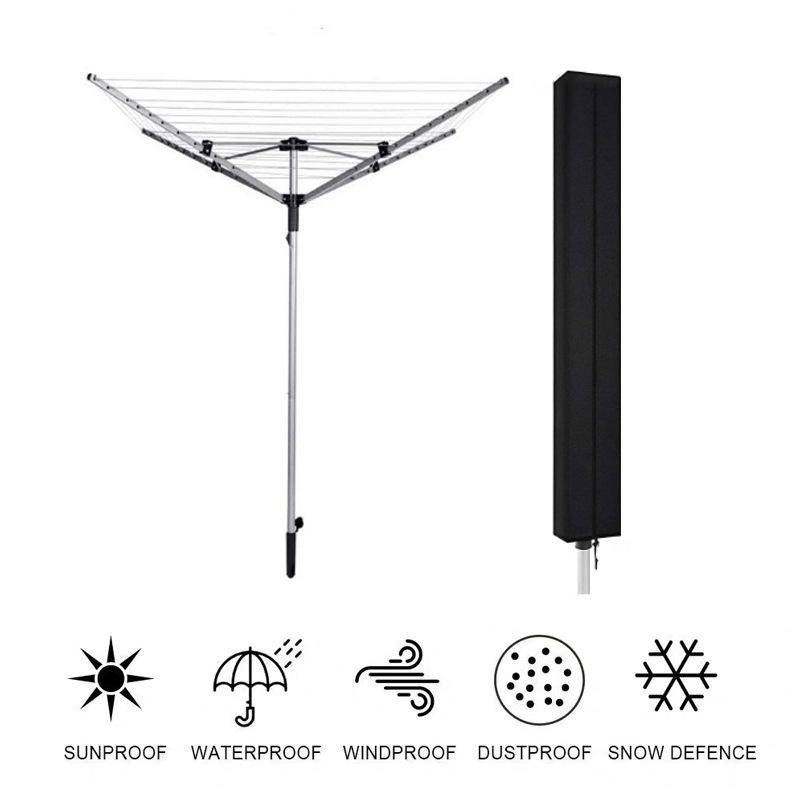 200 x 30 x 30cm Folding Clothes Drying Rack Dust-Proof Cover 210D Oxford Waterproof Clothes Rack Drawstring Bag Black
200 x 30 x 30cm Folding Clothes Drying Rack Dust-Proof Cover 210D Oxford Waterproof Clothes Rack Drawstring Bag Black