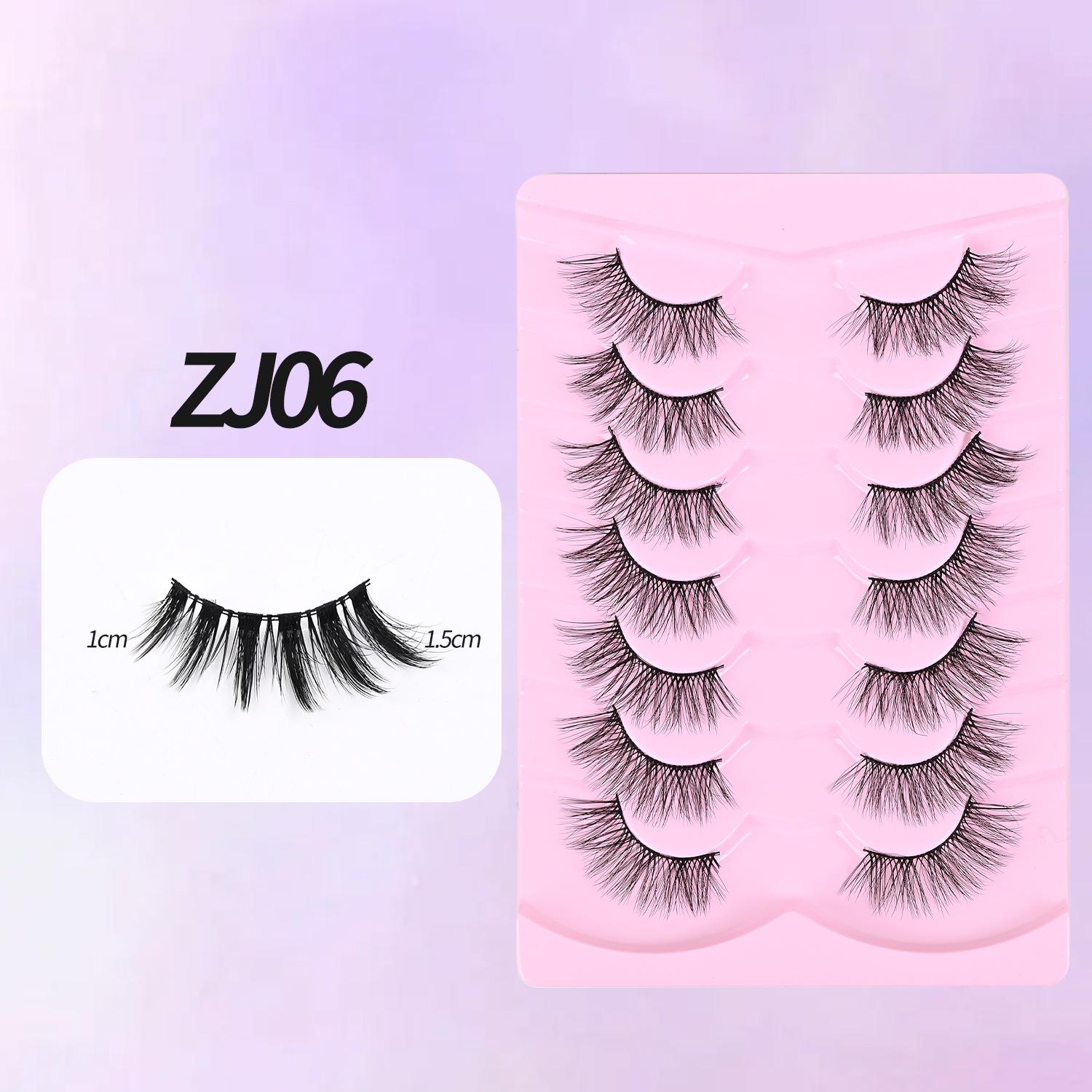 ZJ06 3D Multi-Layer Slanted Eyelashes for Dramatic Stage Makeup
ZJ06 3D Multi-Layer Slanted Eyelashes for Dramatic Stage Makeup
