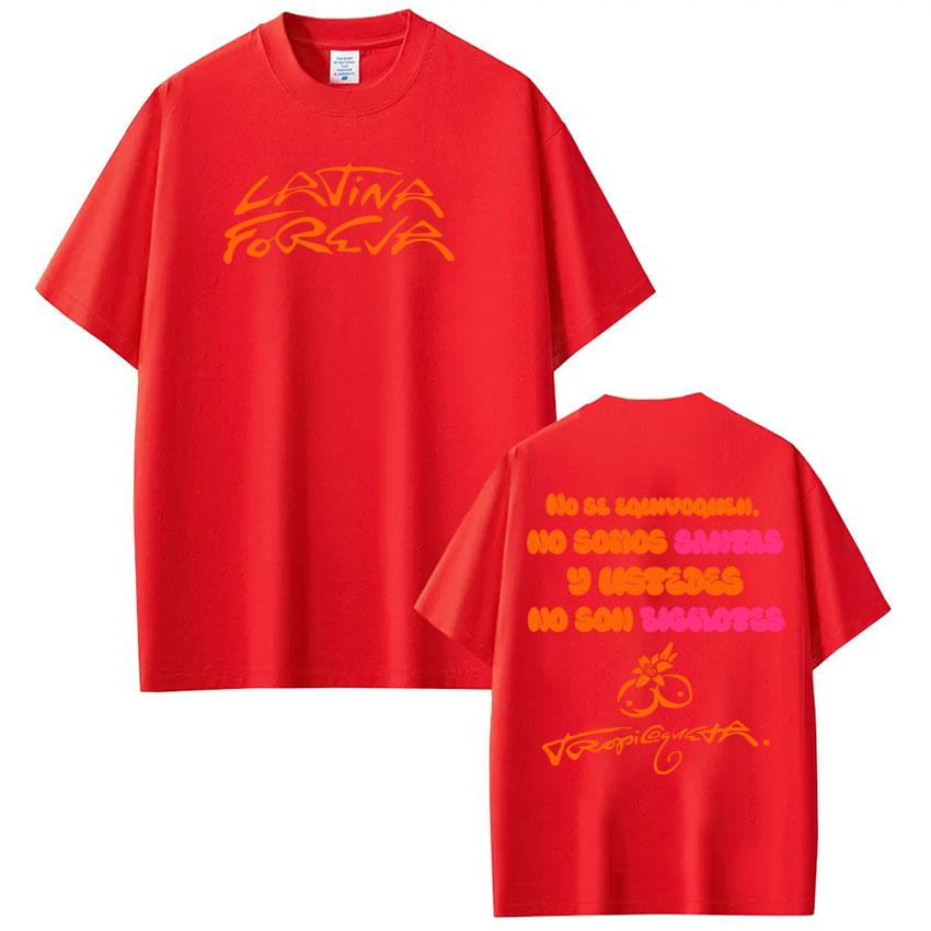 2026 Singer Karol G Latina Foreva Album Merch Graphic TShirt Mens Streetwear Cotton Short Sleeve Aesthetic Trend Unisex Top 4XL
2026 Singer Karol G Latina Foreva Album Merch Graphic TShirt Mens Streetwear Cotton Short Sleeve Aesthetic Trend Unisex Top 4XL