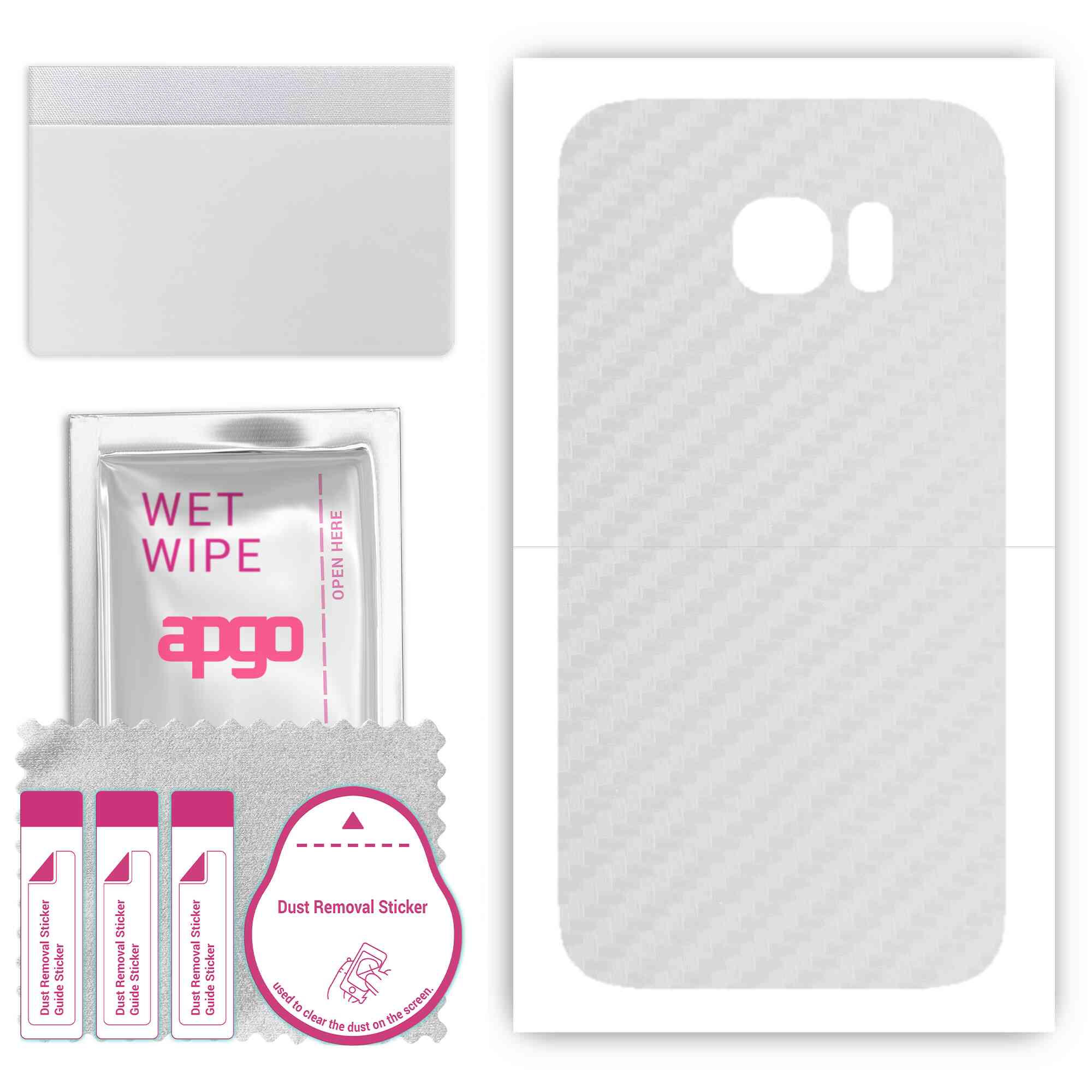 apgo Protective Skin Sticker for the back compatible with Samsung Galaxy S7, Wrap Film, Foil, Vinyl - Pattern Transparent Carbon
apgo Protective Skin Sticker for the back compatible with Samsung Galaxy S7, Wrap Film, Foil, Vinyl - Pattern Transparent Carbon
