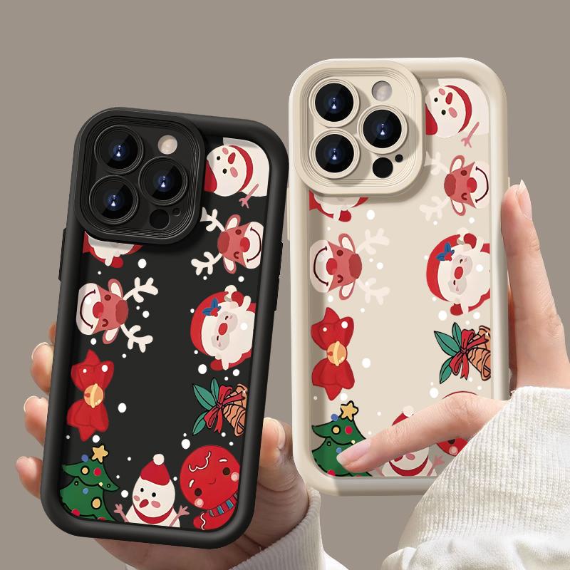 Мягкий чехол из термополиуретана конфетного цвета для iPhone 16 Pro 15 14 Plus 13 12 11 Pro Max Xs Xr 8 7 с рисунком Санта-Клауса, противоударный защитный чехол для объектива iPhone 16 чёрный
Мягкий чехол из термополиуретана конфетного цвета для iPhone 16 Pro 15 14 Plus 13 12 11 Pro Max Xs Xr 8 7 с рисунком Санта-Клауса, противоударный защитный чехол для объектива iPhone 16 чёрный