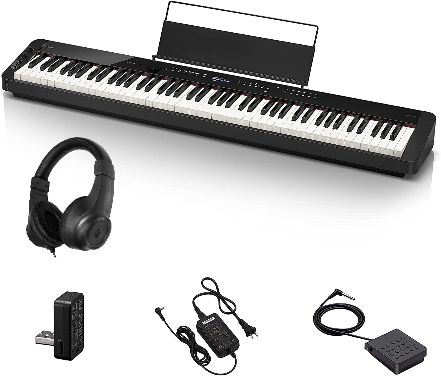 CASIO Electronic Piano Privia Multifunctional Type 88 Keyboard Slim Design 700 Tones Black PX-S3100BK чорний
CASIO Electronic Piano Privia Multifunctional Type 88 Keyboard Slim Design 700 Tones Black PX-S3100BK чорний