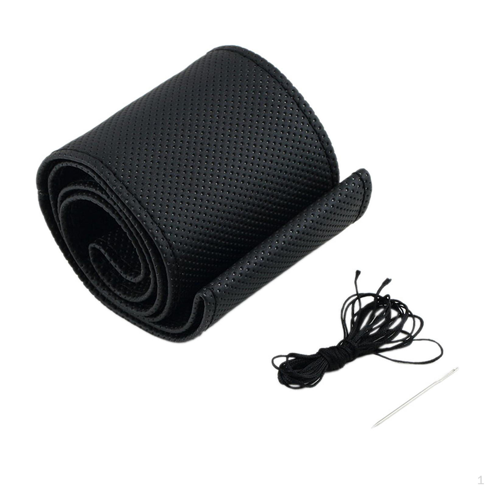Auto Steering Wheel Cover Protector Hand Sewing with Needle Fiber Diy Non Slip Anti Scratch
Auto Steering Wheel Cover Protector Hand Sewing with Needle Fiber Diy Non Slip Anti Scratch