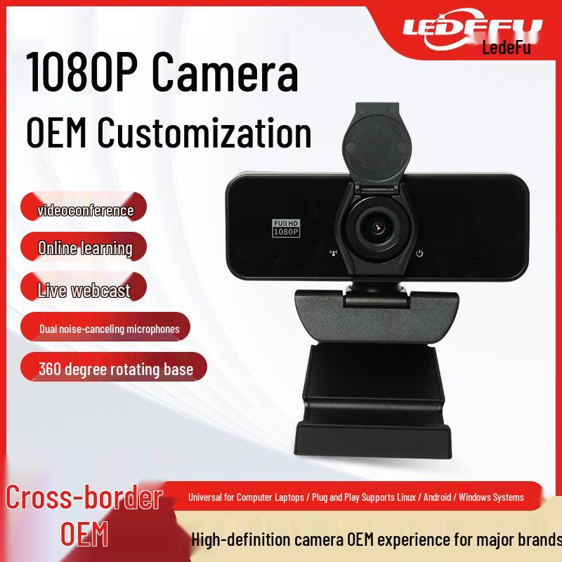 USB HD Webcam with Privacy Cover for 1080p Streaming & Online Classes, Driver-Free чорний
USB HD Webcam with Privacy Cover for 1080p Streaming & Online Classes, Driver-Free чорний