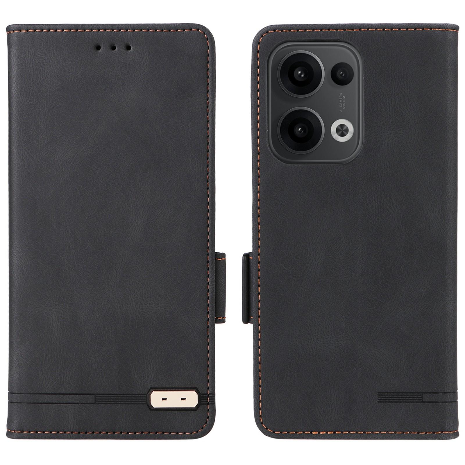 For Oppo Reno13 Pro 5G Case Leather Wallet Flip Phone Cover with Hardware Decor Black
For Oppo Reno13 Pro 5G Case Leather Wallet Flip Phone Cover with Hardware Decor Black