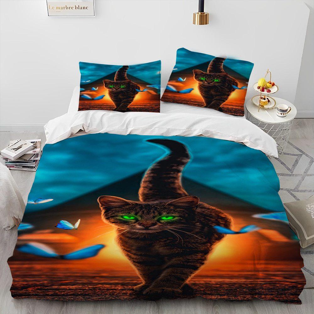 3D Cartoon Animation Digital Printing Cute Cat Bedding Quilt Cover Three-Piece Set 70 * 133
3D Cartoon Animation Digital Printing Cute Cat Bedding Quilt Cover Three-Piece Set 70 * 133