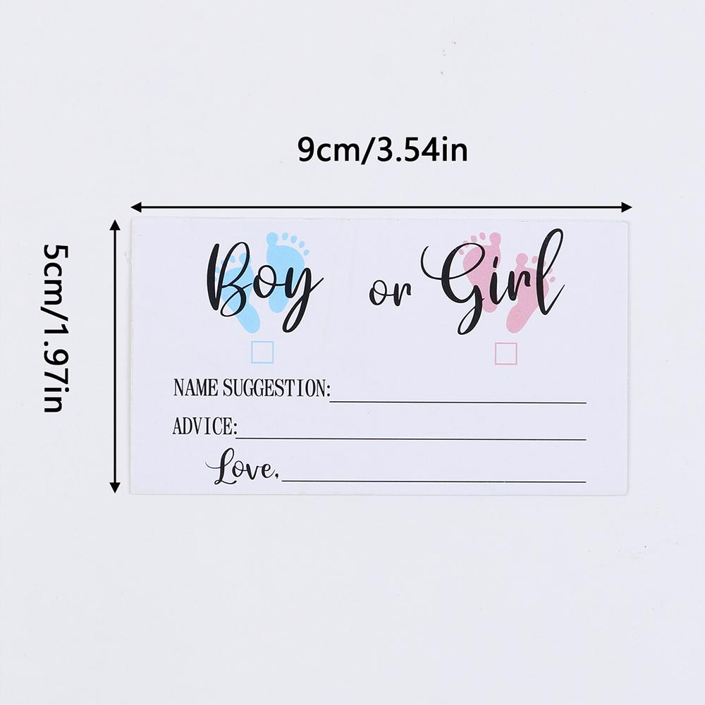 10/20/50/100Pcs Gender Reveal Party Voting Cards Boy or Girl Vote Gender Reveal Game Cards Baby Shower Party Supplies Blue Pink 10Pcs
10/20/50/100Pcs Gender Reveal Party Voting Cards Boy or Girl Vote Gender Reveal Game Cards Baby Shower Party Supplies Blue Pink 10Pcs
