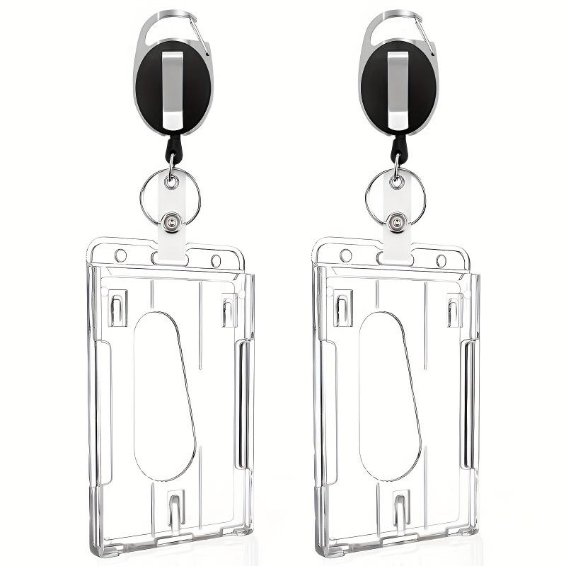 2 Heavy-duty transparent ID card clips 2pcs прозорий
2 Heavy-duty transparent ID card clips 2pcs прозорий
