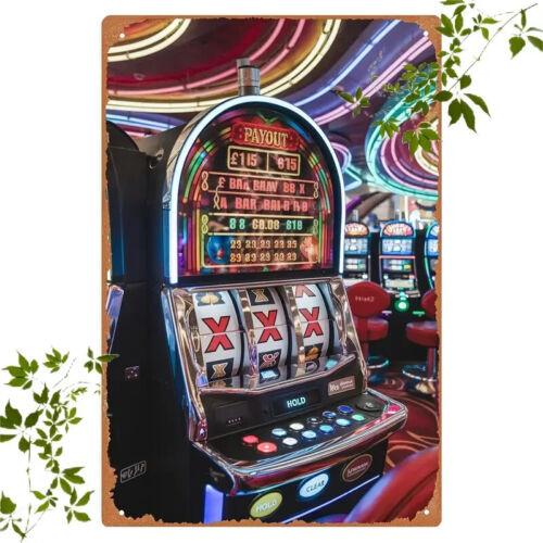 Slot Machine Iron Metal Sign inch Retro Gaming Wall Art NEWAluminum 20x30cm(7.8x11.8inch)
Slot Machine Iron Metal Sign inch Retro Gaming Wall Art NEWAluminum 20x30cm(7.8x11.8inch)