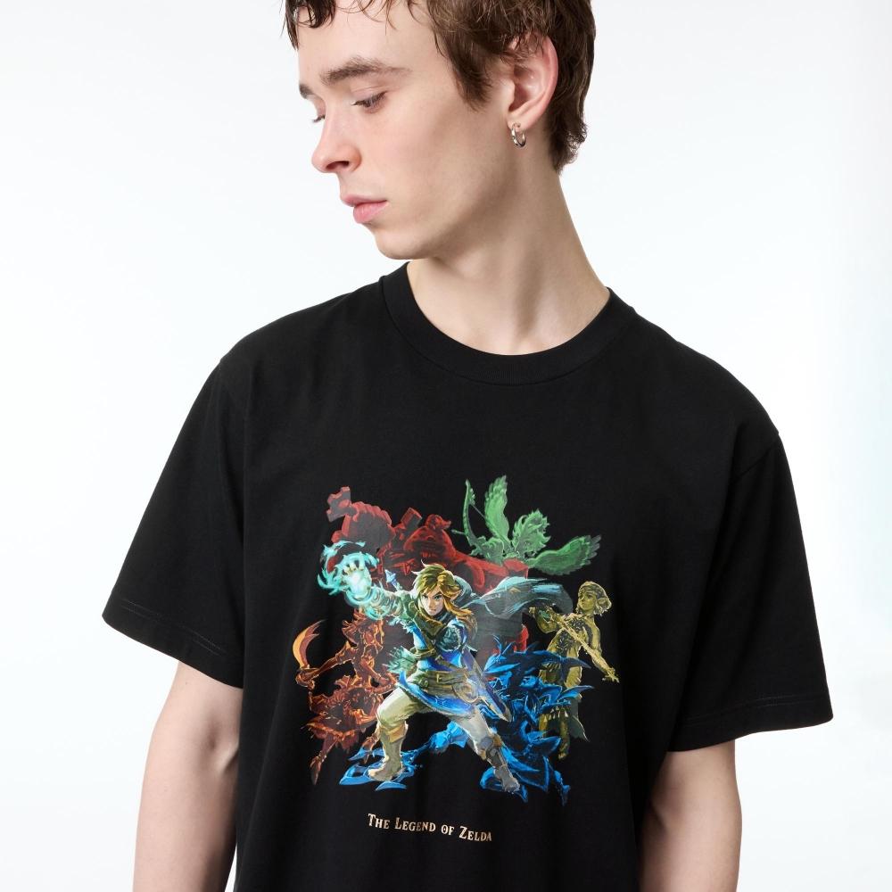 UNIQLO ЯПОНИЯ The Legend of Zelda Tears of the Kingdom UT с короткими рукавами, стандартный крой
UNIQLO ЯПОНИЯ The Legend of Zelda Tears of the Kingdom UT с короткими рукавами, стандартный крой