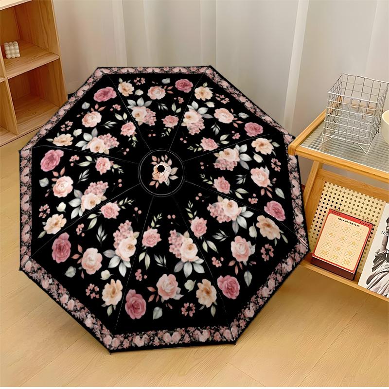 Floral Elegance Pattern 1 Theme Automatic Umbrella Compact 8-Rib Design Sturdy Construction Durable Umbrella Stylish Accessory
Floral Elegance Pattern 1 Theme Automatic Umbrella Compact 8-Rib Design Sturdy Construction Durable Umbrella Stylish Accessory