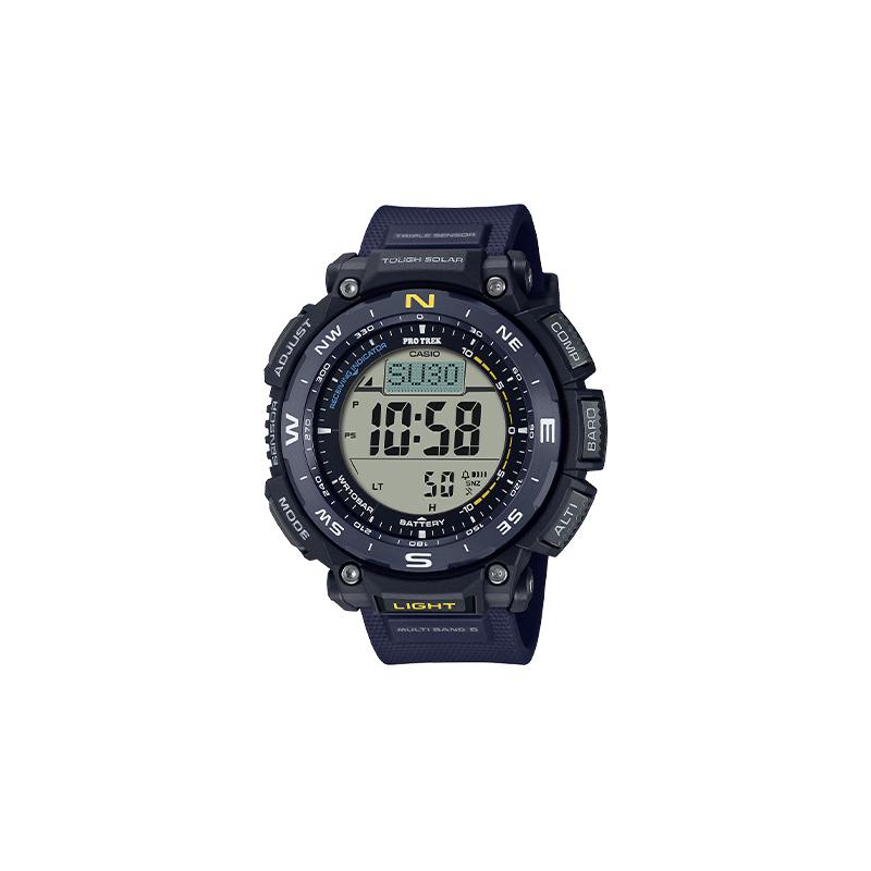 Casio CASIOPRO TREK Series-Disc Digital Display Series Fashion Trend Sports Waterproof Radio Wave Solar Power Quartz Movement Resin PRW-3400Y-2PR сірий колір
Casio CASIOPRO TREK Series-Disc Digital Display Series Fashion Trend Sports Waterproof Radio Wave Solar Power Quartz Movement Resin PRW-3400Y-2PR сірий колір