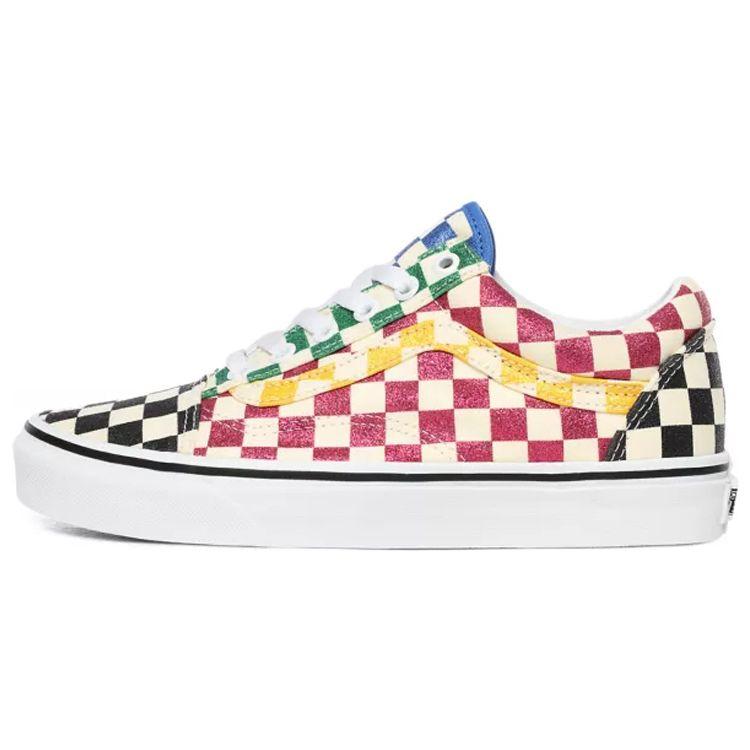 Кроссовки унисекс в клетку с блестками Vans Old Skool Разноцветные Многоцветные Настоящие белые VN0A4U3B1HP
Кроссовки унисекс в клетку с блестками Vans Old Skool Разноцветные Многоцветные Настоящие белые VN0A4U3B1HP