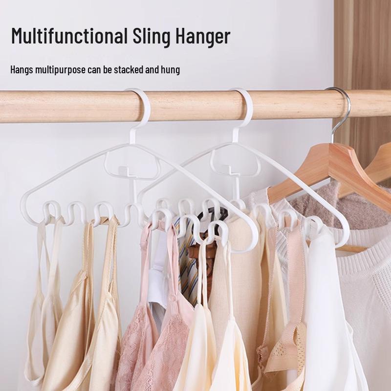 Многофункциональная пластиковая вешалка-волна для маек, шляп и сумок - Не оставляющий следов крючок для использования в общежитии