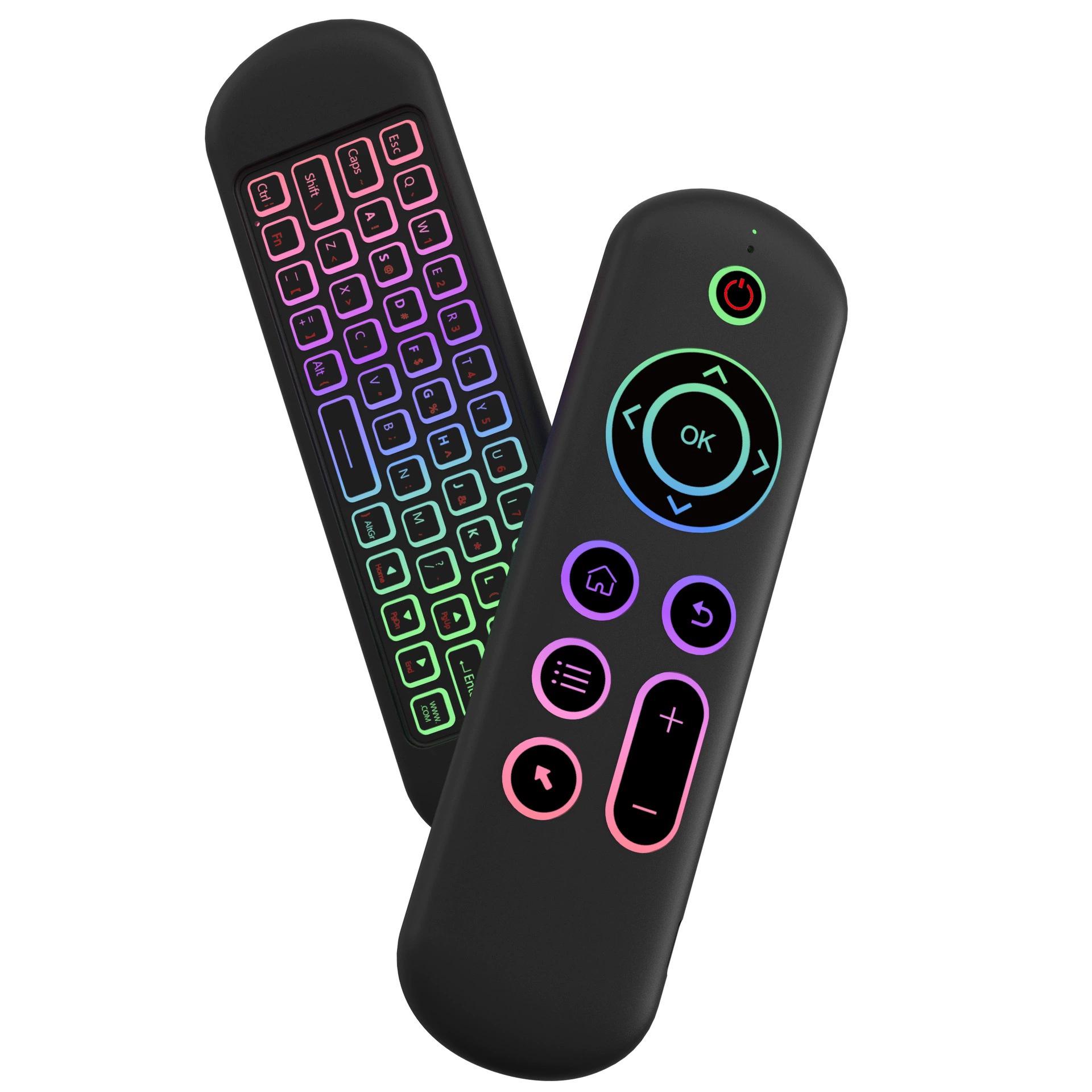M5 Dual-Mode 2.4G Bluetooth Voice Remote Control for Set-top Box, Projector, Computer, and TV No Backlight
M5 Dual-Mode 2.4G Bluetooth Voice Remote Control for Set-top Box, Projector, Computer, and TV No Backlight