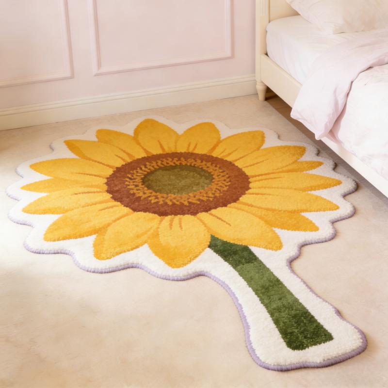 French Style Carpets for Living Room Flowers Bedroom Decor Carpet Fluffy Soft Irregular Bedside Rug Home Cute Plush Floor Mat 80x120cm
French Style Carpets for Living Room Flowers Bedroom Decor Carpet Fluffy Soft Irregular Bedside Rug Home Cute Plush Floor Mat 80x120cm