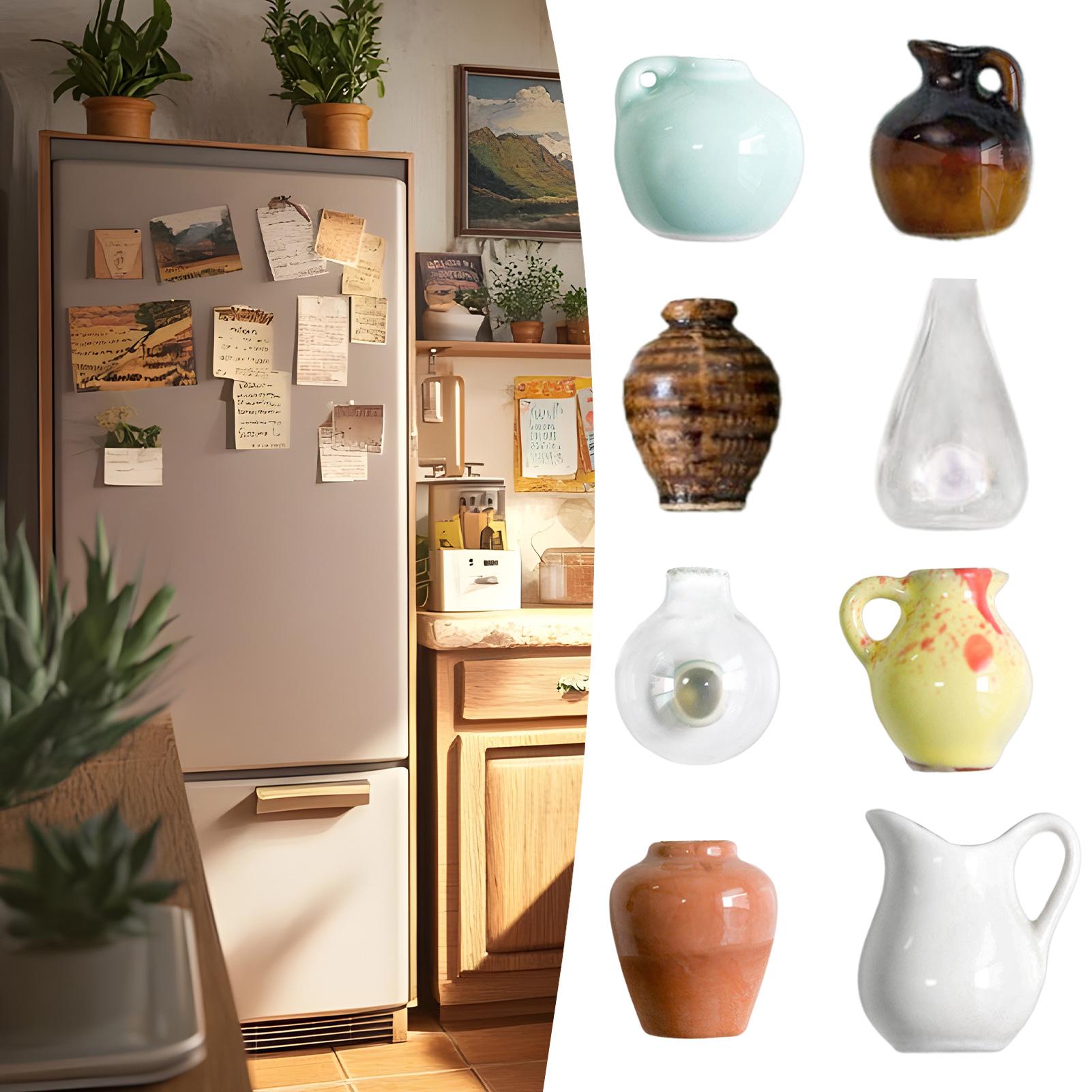 8pcs Small Fridge Magnet Decoration Mini Ceramic Vase Micros Landscape Ornament Fridge Magnets Place Flower Arrangements CN
8pcs Small Fridge Magnet Decoration Mini Ceramic Vase Micros Landscape Ornament Fridge Magnets Place Flower Arrangements CN