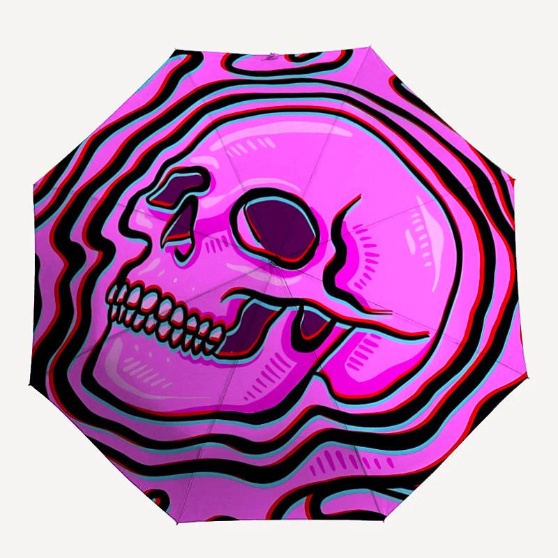 1pc Skull Waves Fashionable Automatic Opening/Closing Folding Umbrella with 8 Bones, Windproof Portable, Daily Use087
1pc Skull Waves Fashionable Automatic Opening/Closing Folding Umbrella with 8 Bones, Windproof Portable, Daily Use087