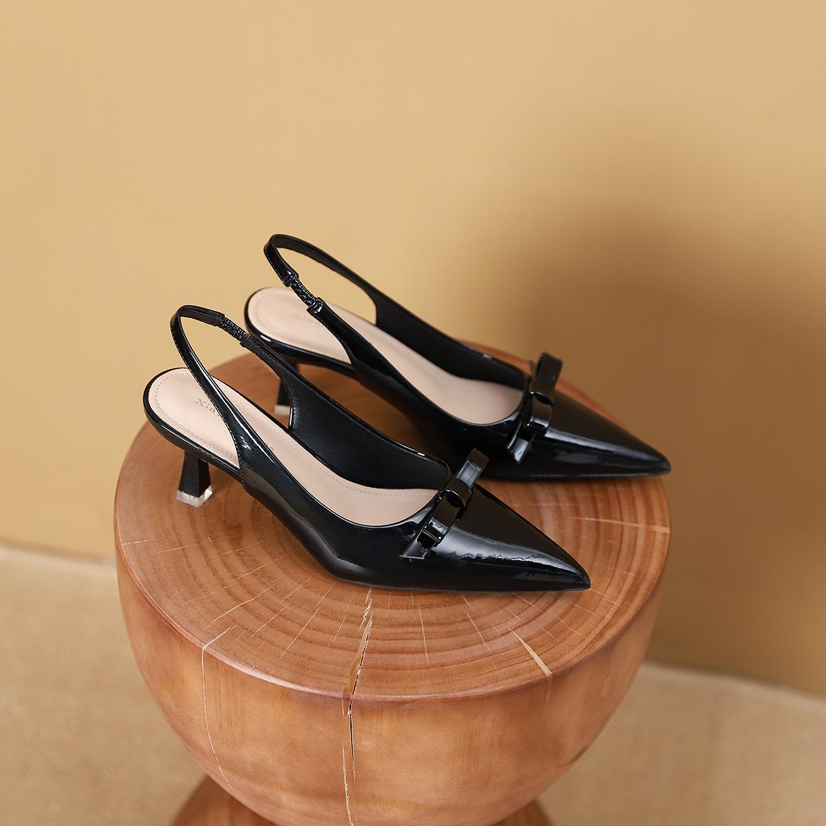 699-113 Модные туфли-лодочки на высоком каблуке с острым носком, женственные, с французским бантом, на тонком каблуке, с пустой носочной частью, женская обувь 35
699-113 Модные туфли-лодочки на высоком каблуке с острым носком, женственные, с французским бантом, на тонком каблуке, с пустой носочной частью, женская обувь 35