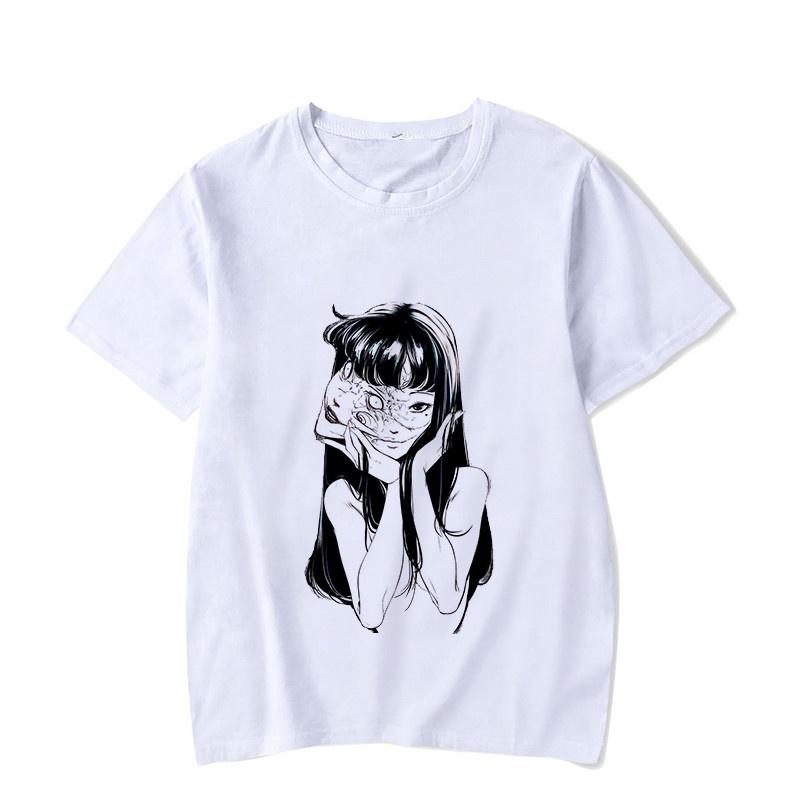 Toshiji ITO Японское аниме Женская футболка Женщины с короткими рукавами Одежда Ретро Топ Хип-хоп Топы
Toshiji ITO Японское аниме Женская футболка Женщины с короткими рукавами Одежда Ретро Топ Хип-хоп Топы