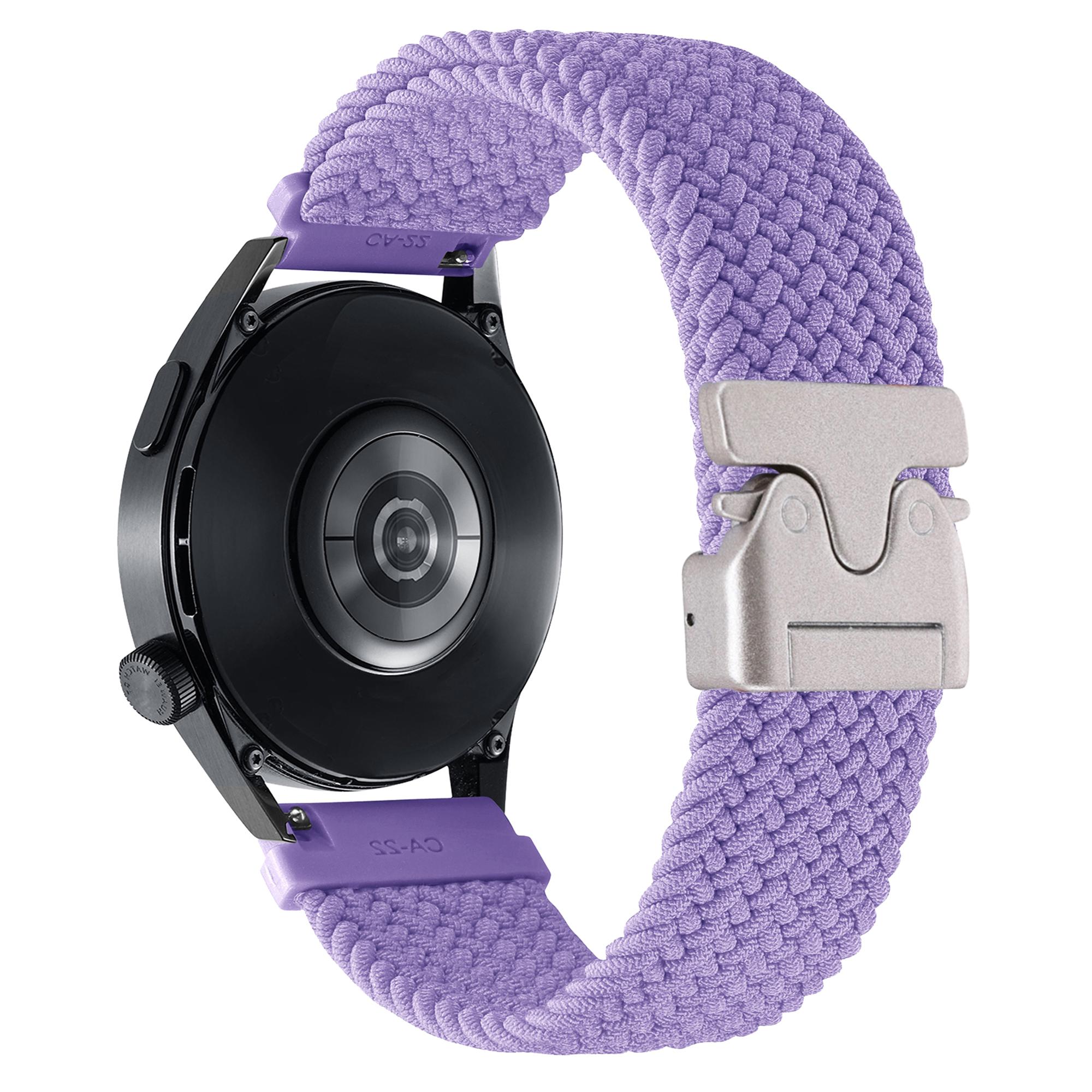 22mm Universal Wrist Strap Parachute Buckle Nylon Braided Smart Watch Band Purple
22mm Universal Wrist Strap Parachute Buckle Nylon Braided Smart Watch Band Purple
