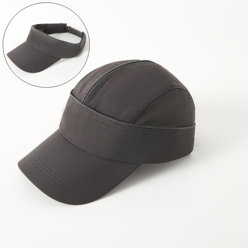 Съемная кепка-козырек двойного назначения, регулируемая верхняя вентиляционная кепка, повседневная бейсболка, унисекс темно серый
Съемная кепка-козырек двойного назначения, регулируемая верхняя вентиляционная кепка, повседневная бейсболка, унисекс темно серый
