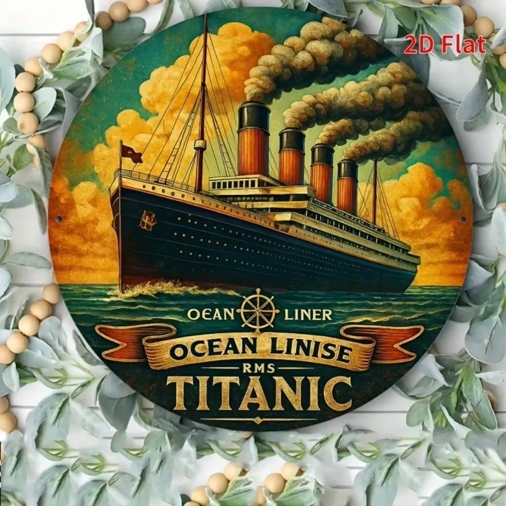 Titanic Inspired 2D Flat Wall Art Plaque High Quality RMS Ship Design Office Restaurant Decor 40x30cm білий
Titanic Inspired 2D Flat Wall Art Plaque High Quality RMS Ship Design Office Restaurant Decor 40x30cm білий
