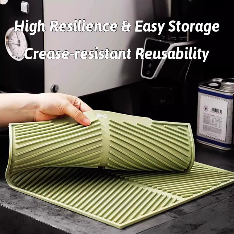 Multifunctional Slanted Stripe Coffee Bar Mat PVC Soft Silicone 3D Anti Slip Water Drainage Foldable Reusable Easy Clean 30cmx40cm серый
Multifunctional Slanted Stripe Coffee Bar Mat PVC Soft Silicone 3D Anti Slip Water Drainage Foldable Reusable Easy Clean 30cmx40cm серый