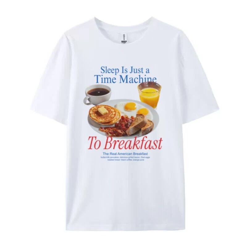 Women Oversized Breakfast Y2k Streetwear Graphic Tees Funny Meme T Shirt Cute Food Lover Shirt Unisex Grunge Aesthetic Clothes S
Women Oversized Breakfast Y2k Streetwear Graphic Tees Funny Meme T Shirt Cute Food Lover Shirt Unisex Grunge Aesthetic Clothes S