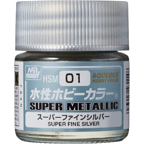 Краска для моделей GSI Creos Water-Based Hobby Color Super Metallic Super Fine Silver 10 мл HSM01
Краска для моделей GSI Creos Water-Based Hobby Color Super Metallic Super Fine Silver 10 мл HSM01