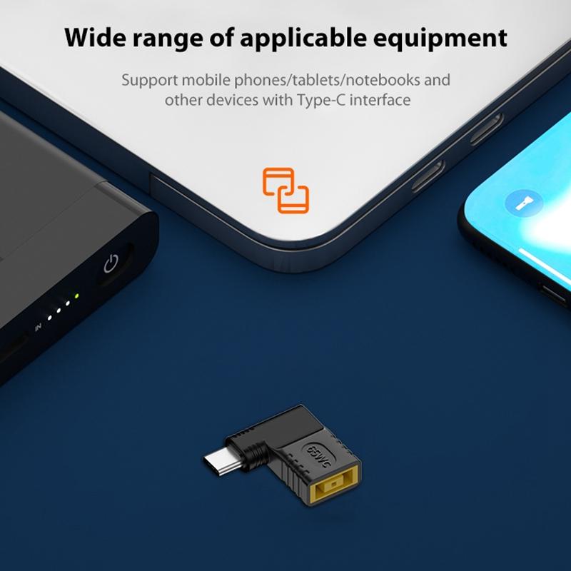 Адаптер живлення 65 Вт DC Квадратний до USB Type-C PD Конвертер з гнізда на штекер для мобільного телефону/планшета/ноутбука As Shown A
Адаптер живлення 65 Вт DC Квадратний до USB Type-C PD Конвертер з гнізда на штекер для мобільного телефону/планшета/ноутбука As Shown A