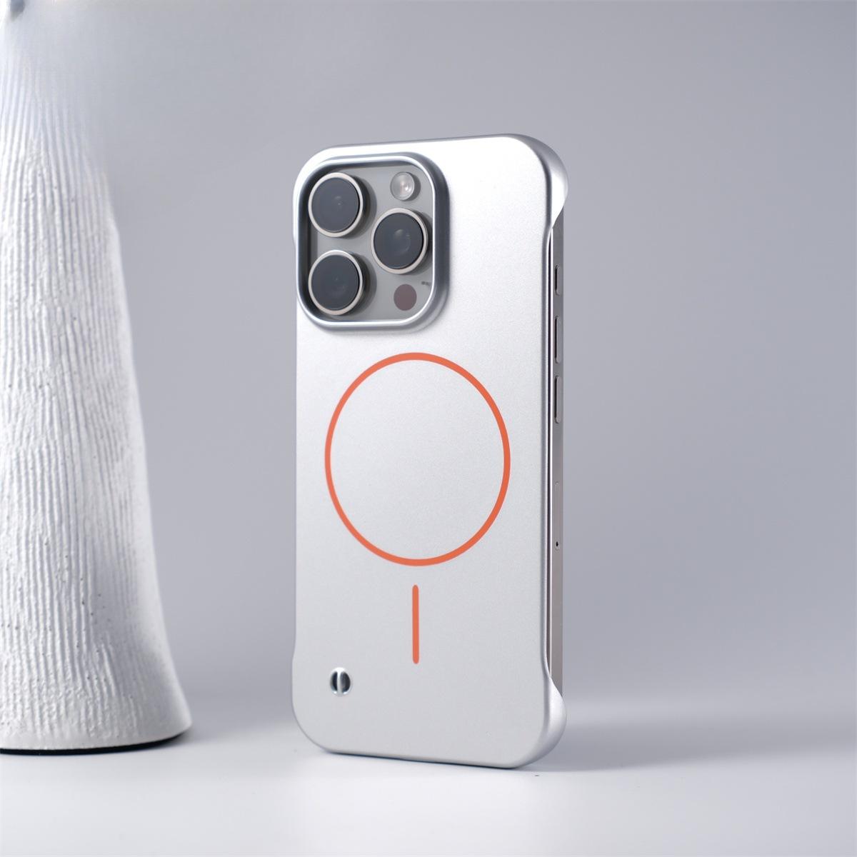 Applicable To IPhone 16 Thin Circle Contrasting Color Magnetic Suction Frameless Phone Case Apple 15 Matte Ultra Thin PC Protective Case 14 iPhone 12 PROMAX
Applicable To IPhone 16 Thin Circle Contrasting Color Magnetic Suction Frameless Phone Case Apple 15 Matte Ultra Thin PC Protective Case 14 iPhone 12 PROMAX