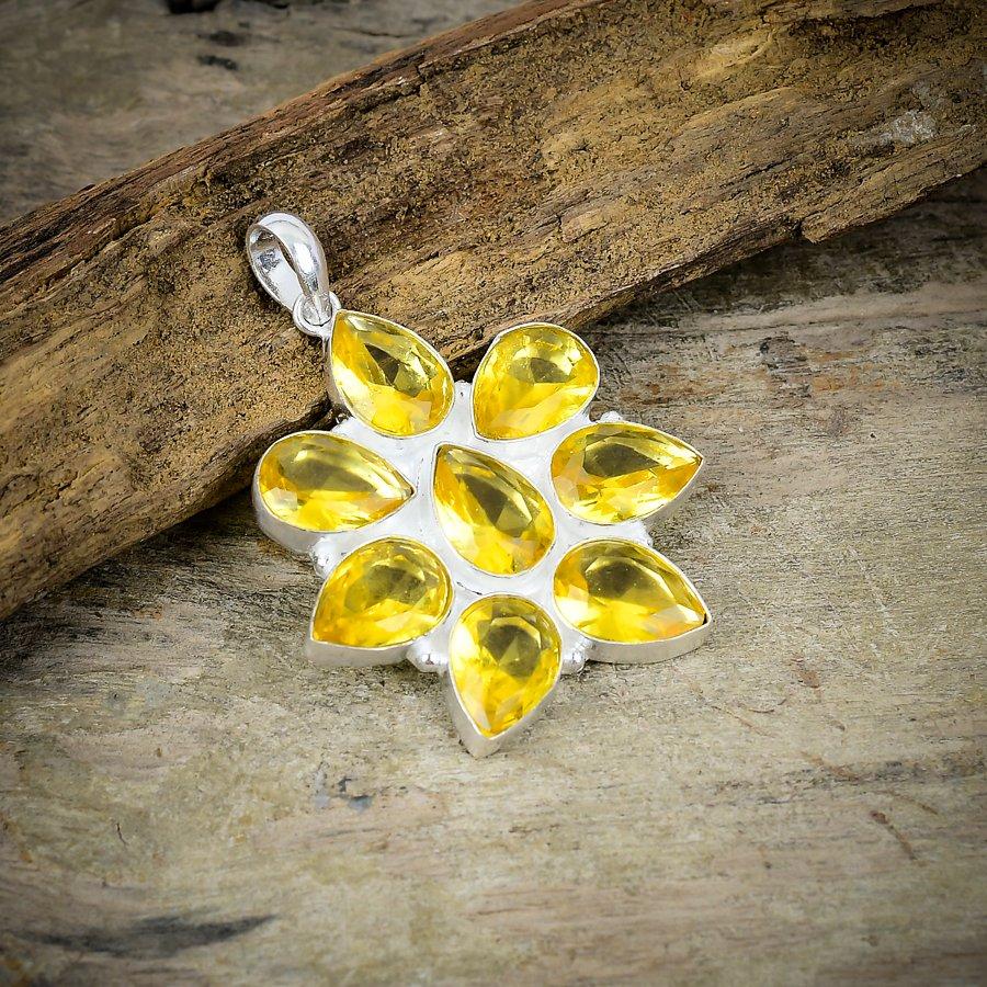 Citrine Gemstone Handmade 925 Sterling Silver Jewelry Pendant 1.97 M-97
Citrine Gemstone Handmade 925 Sterling Silver Jewelry Pendant 1.97 M-97