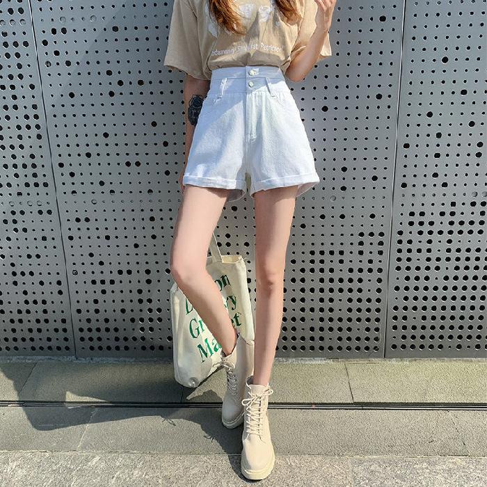 Double-breasted Denim Shorts for Female New High-waisted Slimming Relaxed Fit Wide-leg Trousers Breathable Fabric Practical Daily Use S белый
Double-breasted Denim Shorts for Female New High-waisted Slimming Relaxed Fit Wide-leg Trousers Breathable Fabric Practical Daily Use S белый