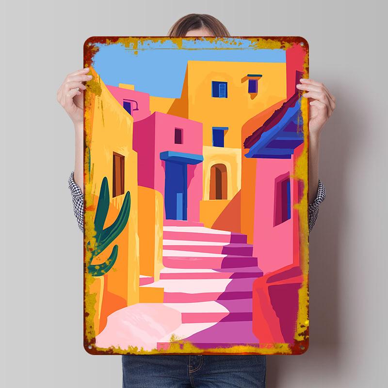 Calm Pastel Alleyway Minimalist Art Tin Plaque Poster Customized Wall Art Retro Vintage Metal Signs for Man Cave Home Decor Room 20x30cm(7.8x11.8inch)
Calm Pastel Alleyway Minimalist Art Tin Plaque Poster Customized Wall Art Retro Vintage Metal Signs for Man Cave Home Decor Room 20x30cm(7.8x11.8inch)