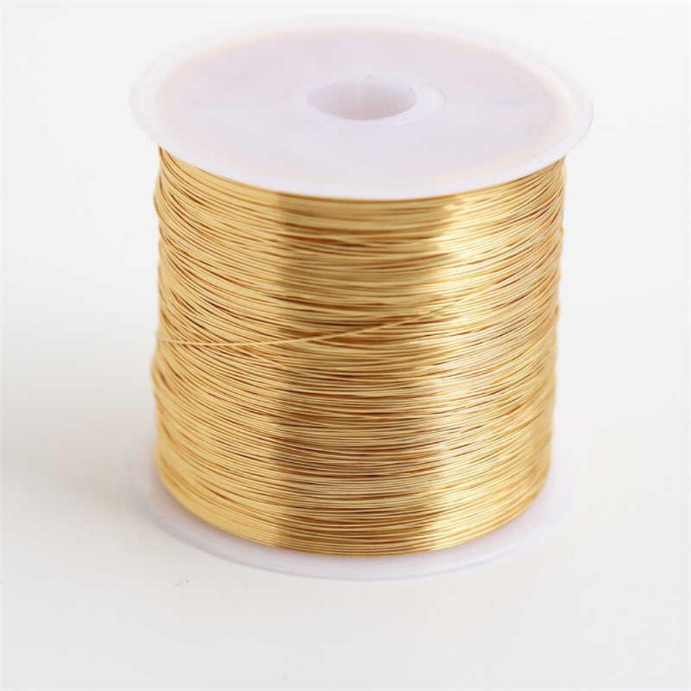 100m/roll Gold Plated Color Preserving Alloy Copper Wire 0.3mm 0.4mm DIY Brass Copper Wire Retro Hairpin DIY Headwear dia.0.3mm
100m/roll Gold Plated Color Preserving Alloy Copper Wire 0.3mm 0.4mm DIY Brass Copper Wire Retro Hairpin DIY Headwear dia.0.3mm