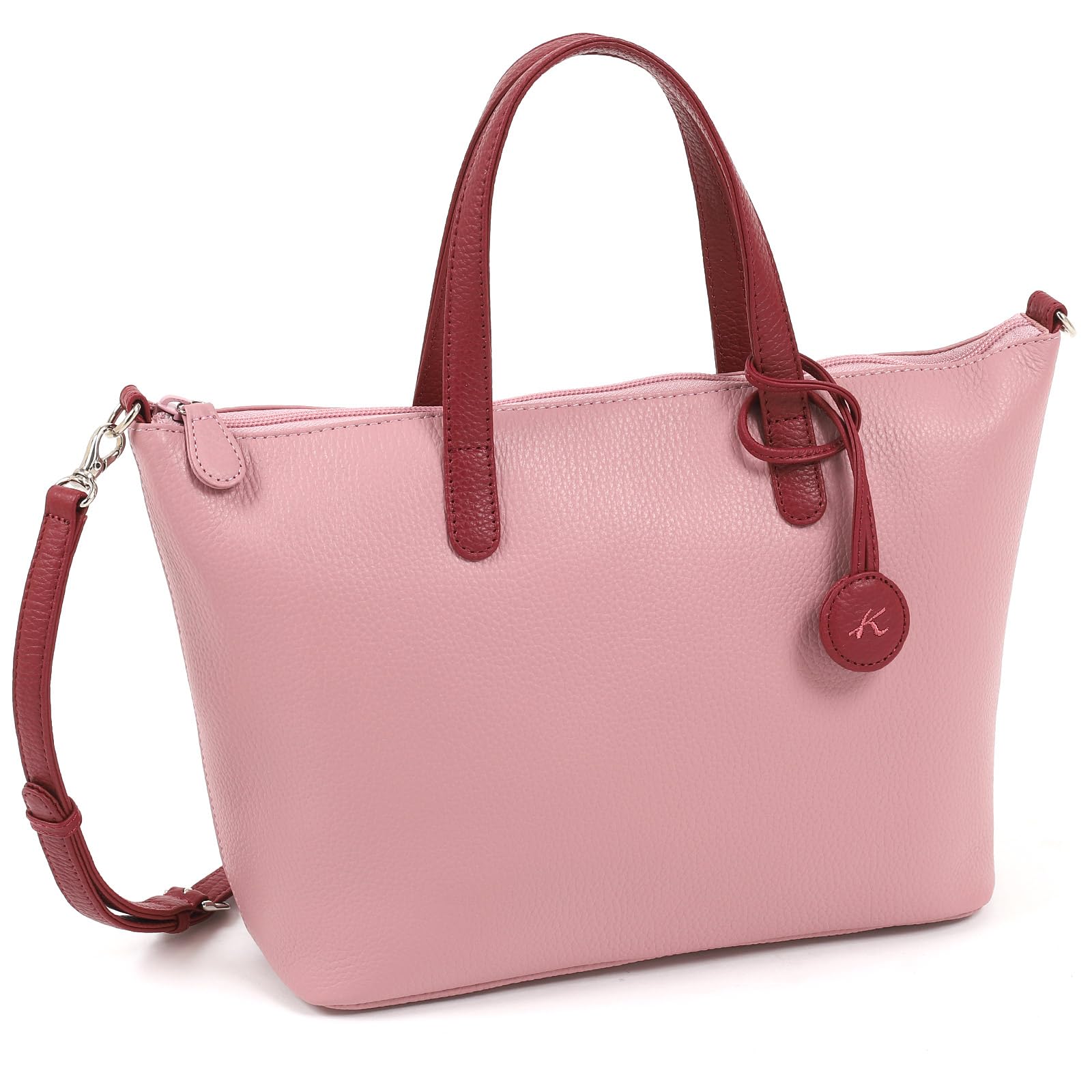 Kitamura Y-1376 2-Way Handbag with Shoulder Strap, PinkWine, 72711
Kitamura Y-1376 2-Way Handbag with Shoulder Strap, PinkWine, 72711