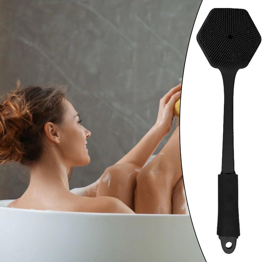 Anti Slip Bathing Brush Double Sided Back Scrubber Cleaning Tool Silicone Shower Brush Travel рожевий
Anti Slip Bathing Brush Double Sided Back Scrubber Cleaning Tool Silicone Shower Brush Travel рожевий