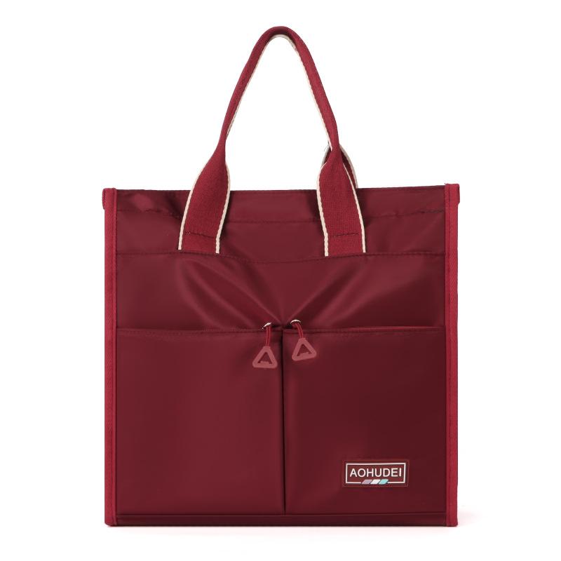 Large Capacity Multi-Compartment Canvas Tote Bag for Commuting and Tutoring червоний
Large Capacity Multi-Compartment Canvas Tote Bag for Commuting and Tutoring червоний