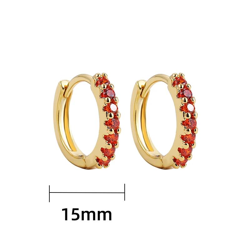 Fashion Colorful Crystal Small Hoop Earrings Clear CZ Geometric Circle Huggie Earrings For Women Wedding Zircon Gifts
Fashion Colorful Crystal Small Hoop Earrings Clear CZ Geometric Circle Huggie Earrings For Women Wedding Zircon Gifts
