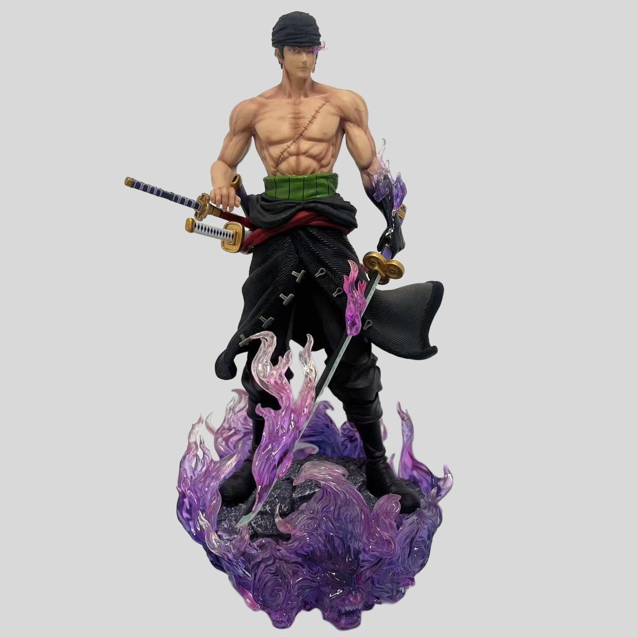 32CM One Piece GK Torch Burning Yan Mo Suolong Standing posture One Blade Flow Statue Model Anime Handmade Ornament Gift
32CM One Piece GK Torch Burning Yan Mo Suolong Standing posture One Blade Flow Statue Model Anime Handmade Ornament Gift